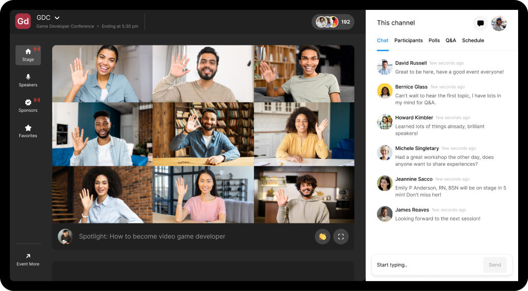 MeetingHand Virtual Event Management