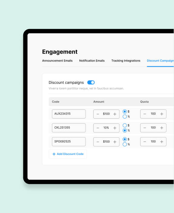 Personalized Discounts